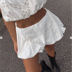 Loovay Isabeau, Crop Top en Ballonrok Set