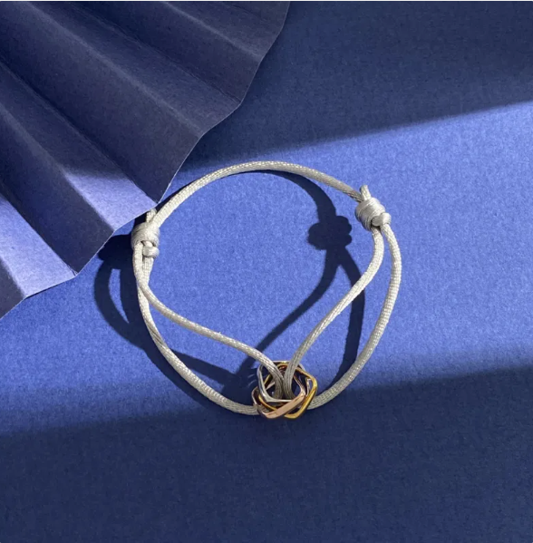 Loovay Aurielle Armband, Goud & Zilver Detail