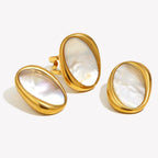 Loovay Mariselle Sieradenset, Ovale Schelpdetails