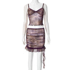 Loovay Solara Set, Ruffle Tweedelig