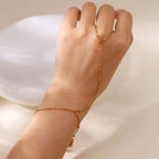 Loovay Aurelia Handketting, Goudkleurige Schakel