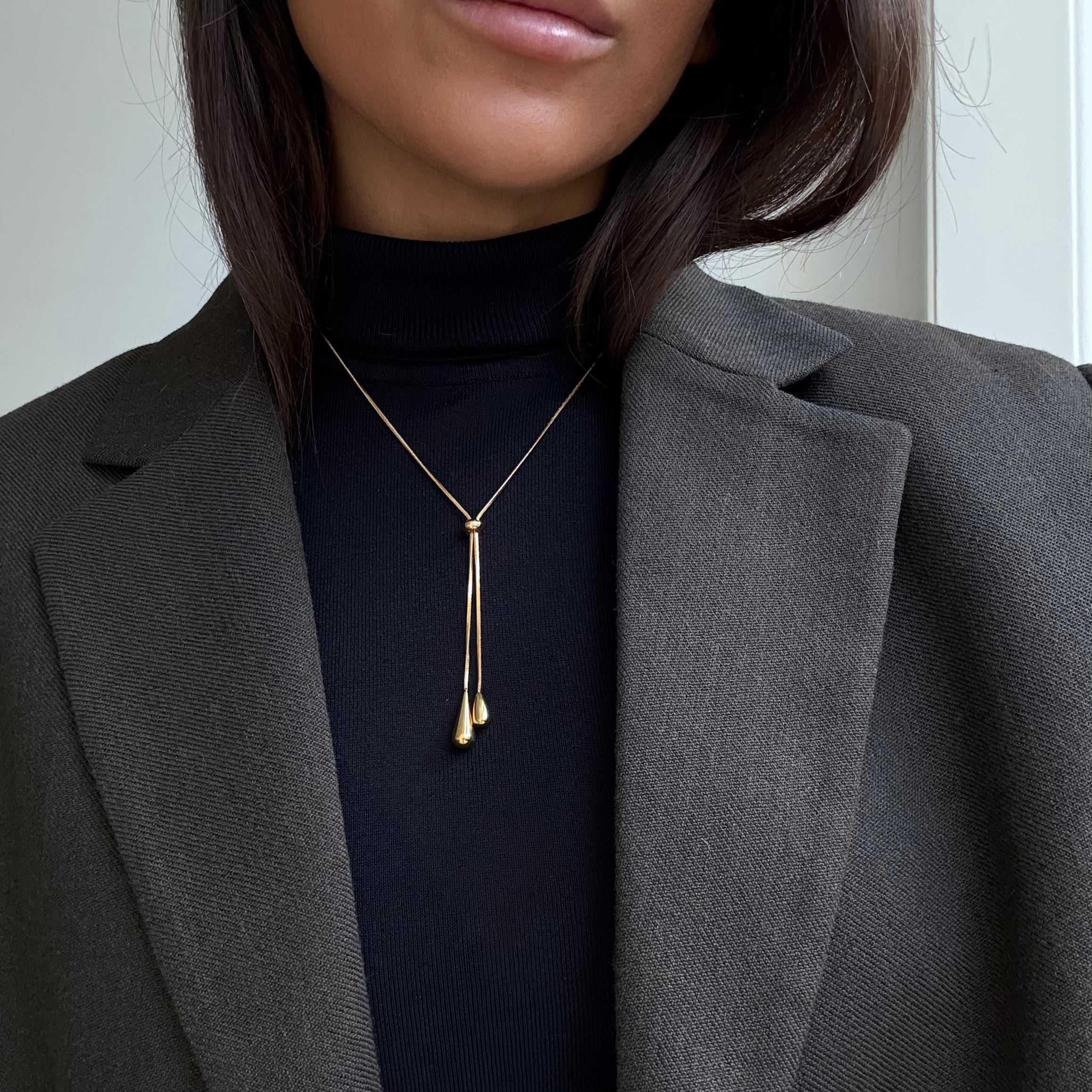Loovay Solévia Ketting, Vergulde Slider Ketting