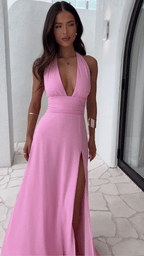 Loovay Aurélise Jurk, Maxi Split Design
