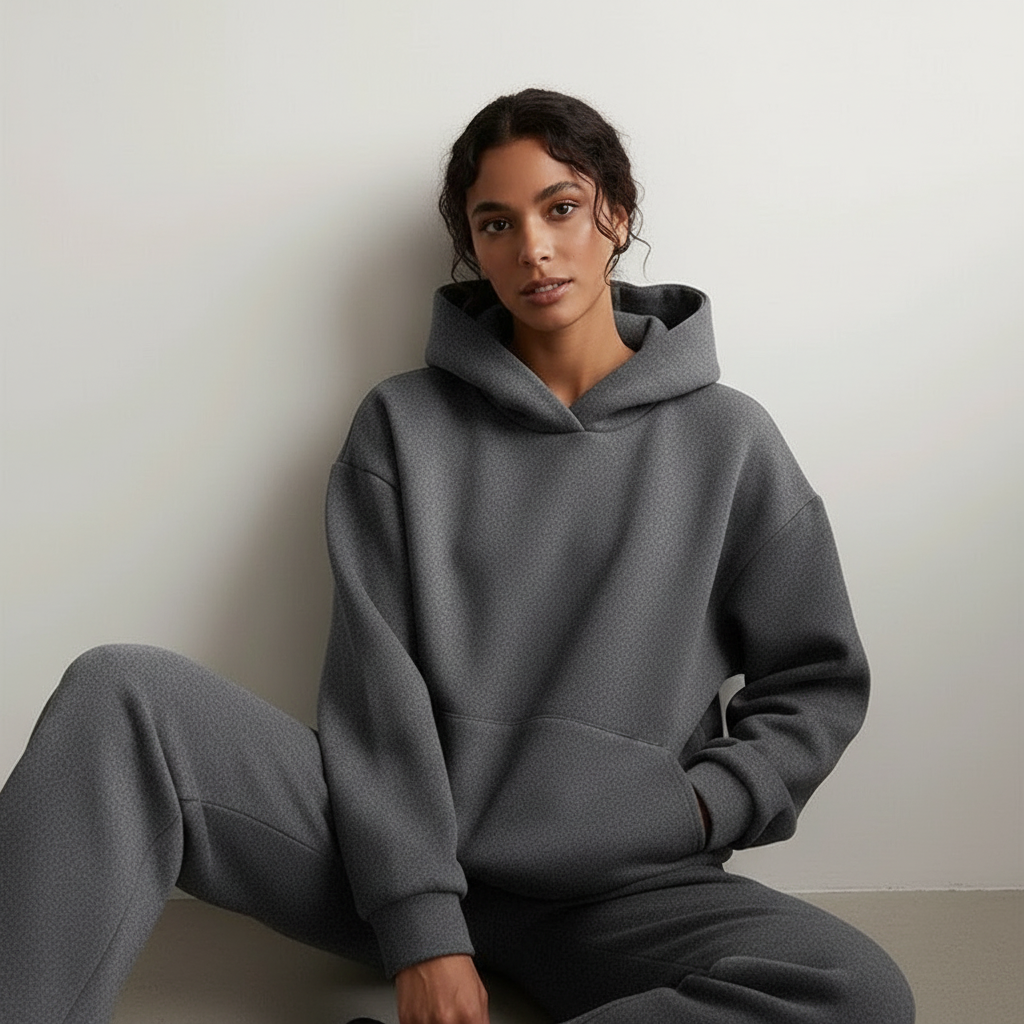 Loovay Mila Oversized Lounge Set met Hoodie