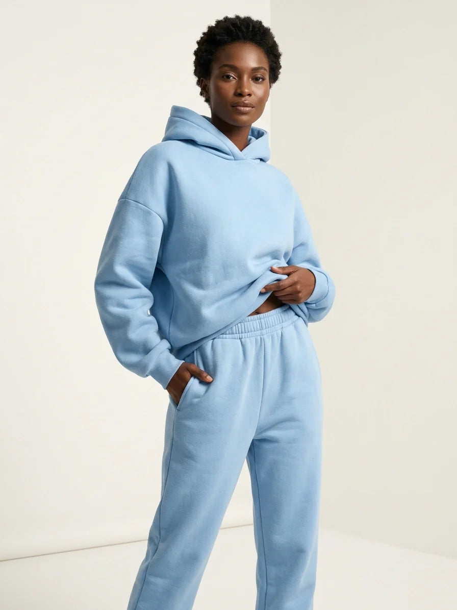 Loovay Mila Oversized Lounge Set met Hoodie