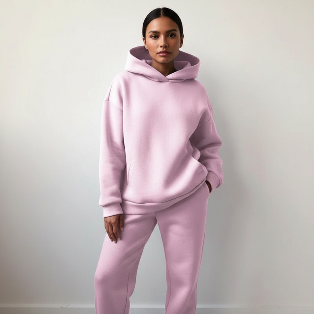 Loovay Mila Oversized Lounge Set met Hoodie