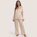 Loovay Evedine Pyjama, Satijnlook met Strepen