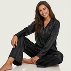 Loovay Evedine Pyjama, Satijnlook met Strepen