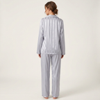Loovay Evedine Pyjama, Satijnlook met Strepen