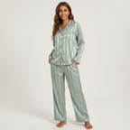Loovay Evedine Pyjama, Satijnlook met Strepen