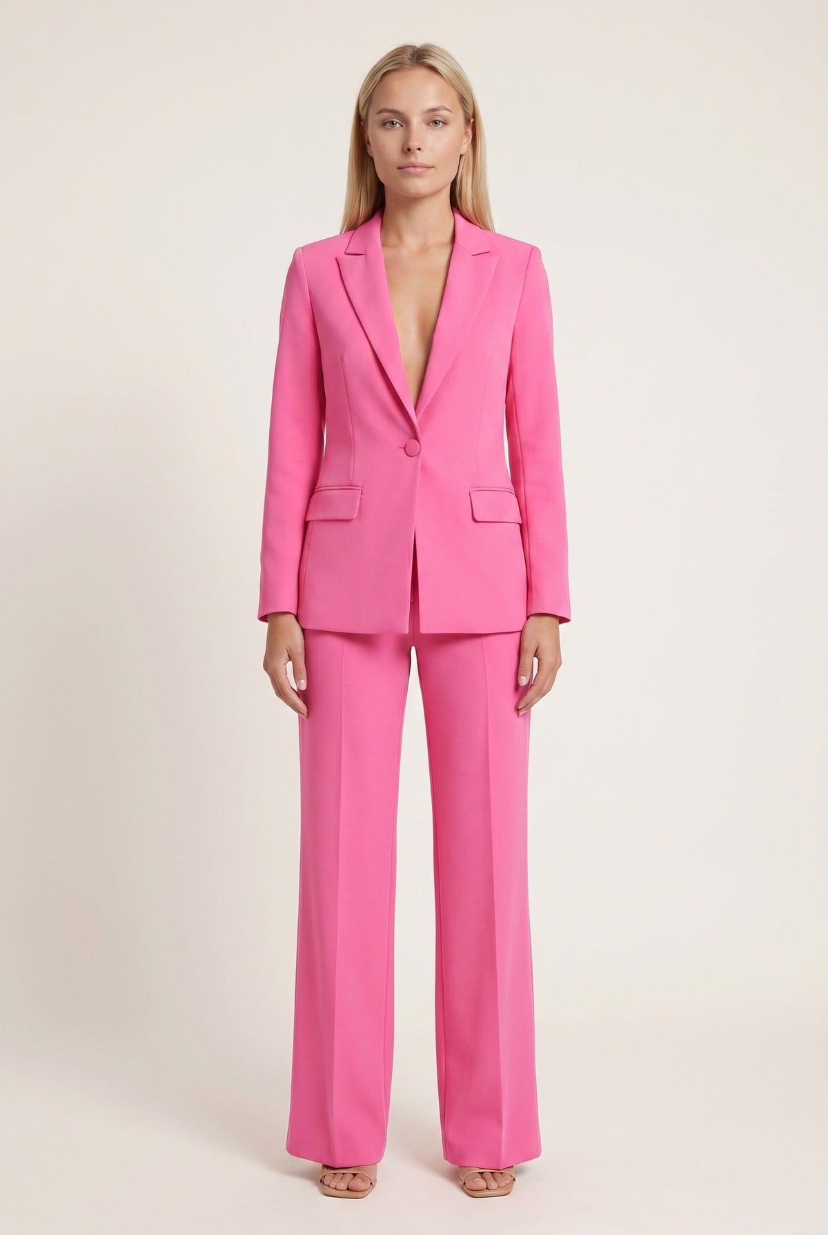 Loovay Ilvara Damespak met Wijde Pantalon