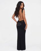 Loovay Fleurina Maxi Jurk met Open Rug