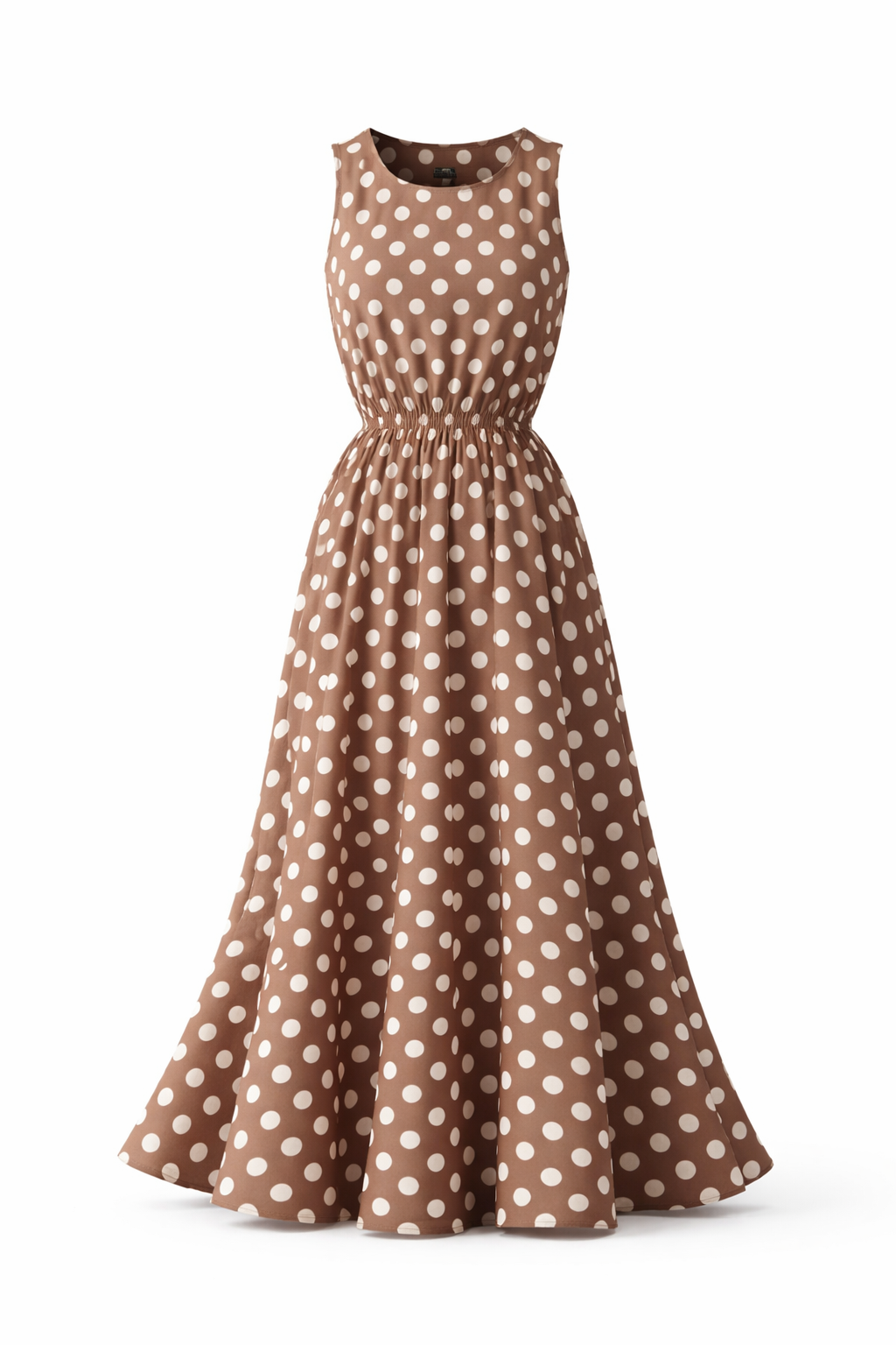 Loovay Anoria Jurk, Polka Dot Midi Design