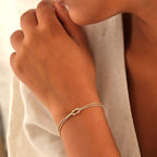Loovay Livora Armband, Liefdesknoop Detail