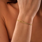 Loovay Livora Armband, Liefdesknoop Detail