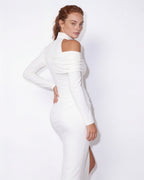 Loovay Aserelle Asymmetrische Midi-jurk met Hoge Split