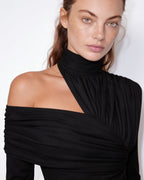 Loovay Aserelle Asymmetrische Midi-jurk met Hoge Split