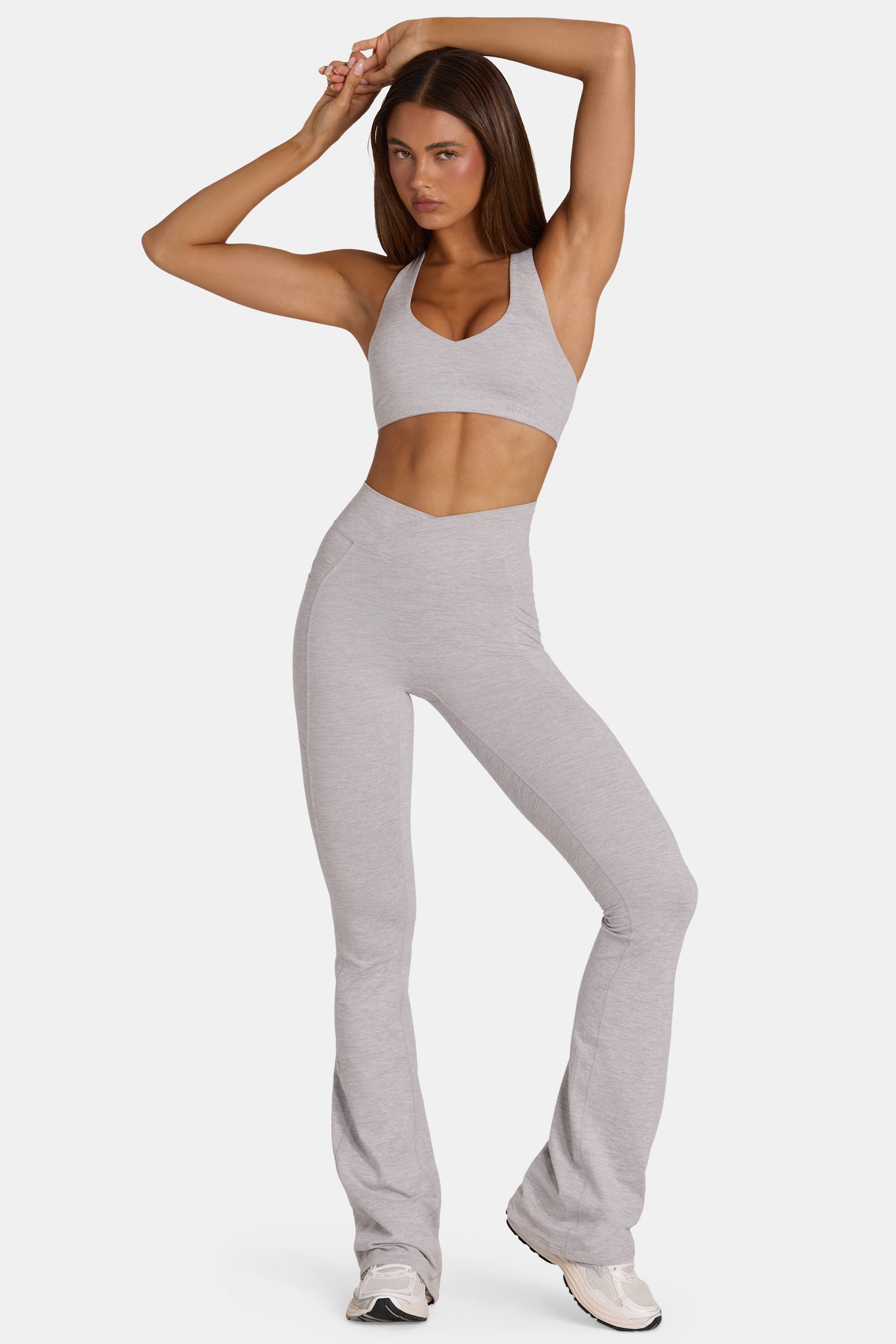 Loovay Veyra, Grijze Flared Sportlegging
