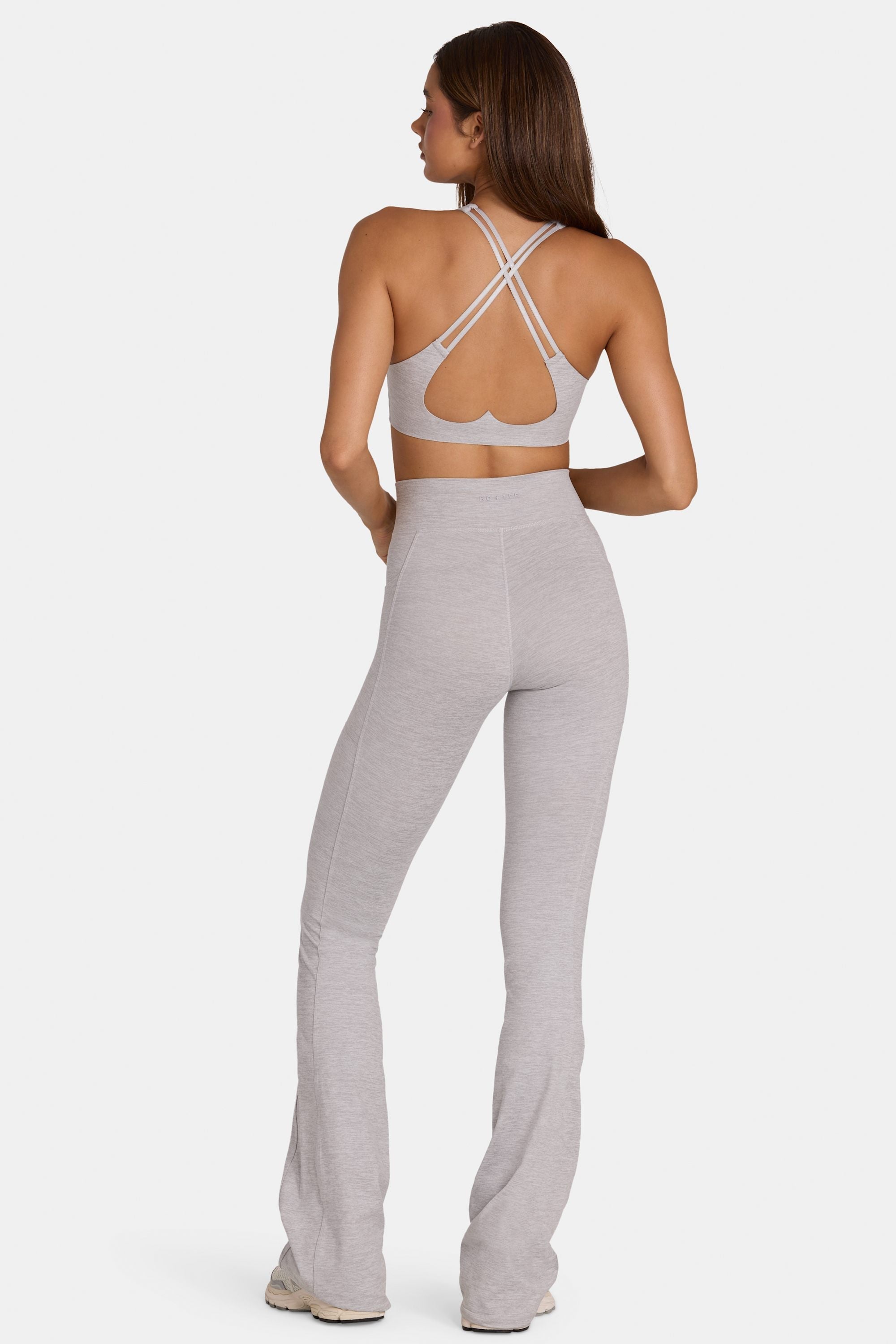 Loovay Veyra, Grijze Flared Sportlegging
