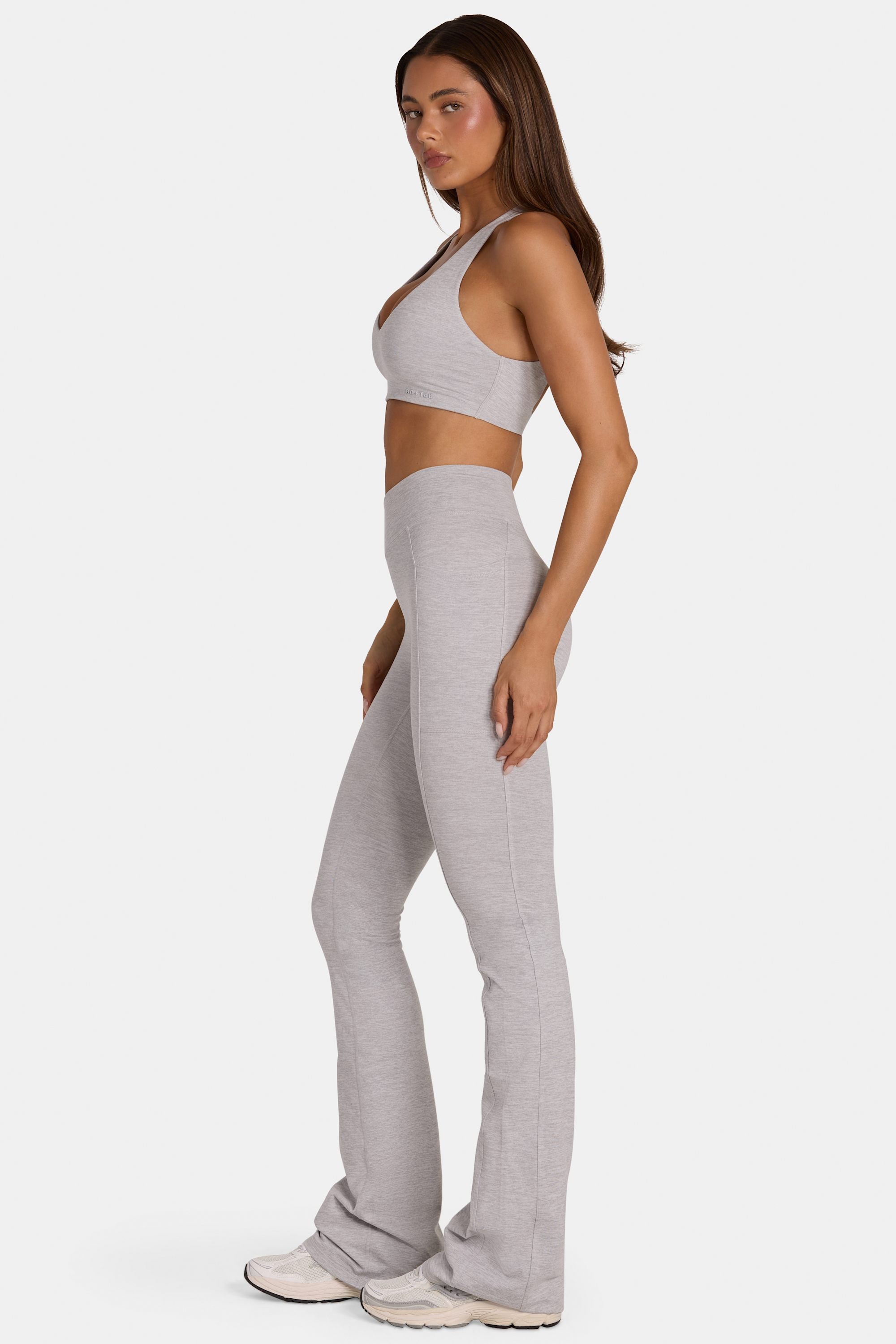 Loovay Veyra, Grijze Flared Sportlegging