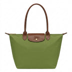Loovay Norvella Tas, Nylon Met Leren Details