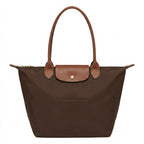 Loovay Norvella Tas, Nylon Met Leren Details