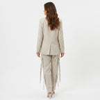 Loovay Cargo Co-ord, dames, wide leg broek, flapzakken