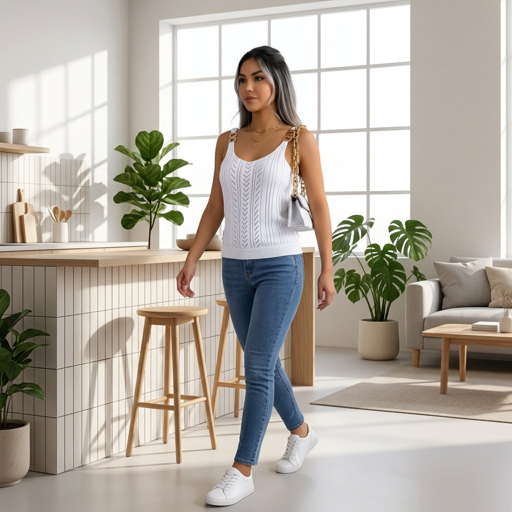Loovay - Vrouwen Open Knit