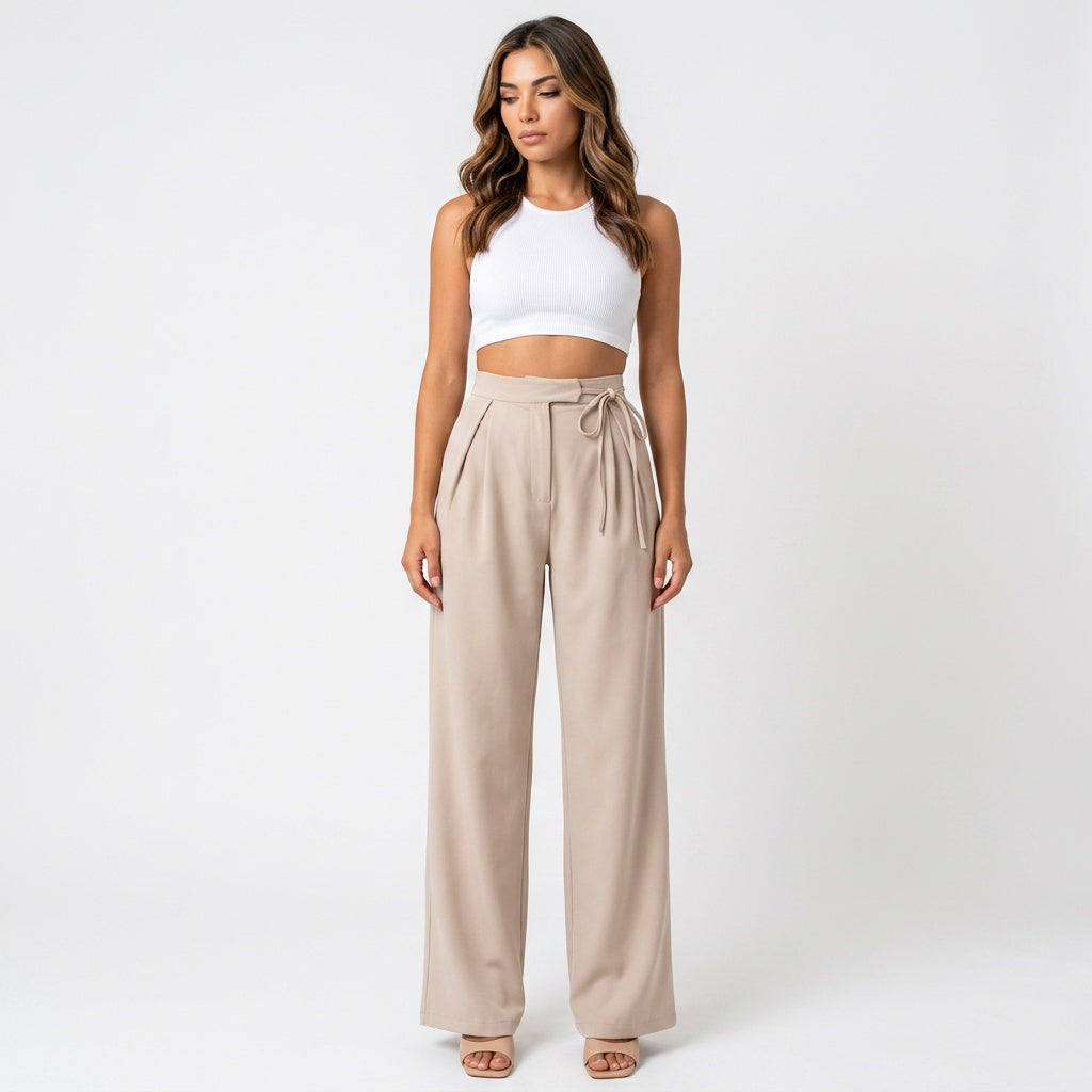 Loovay Veloria Pantalon, Hoge Taille