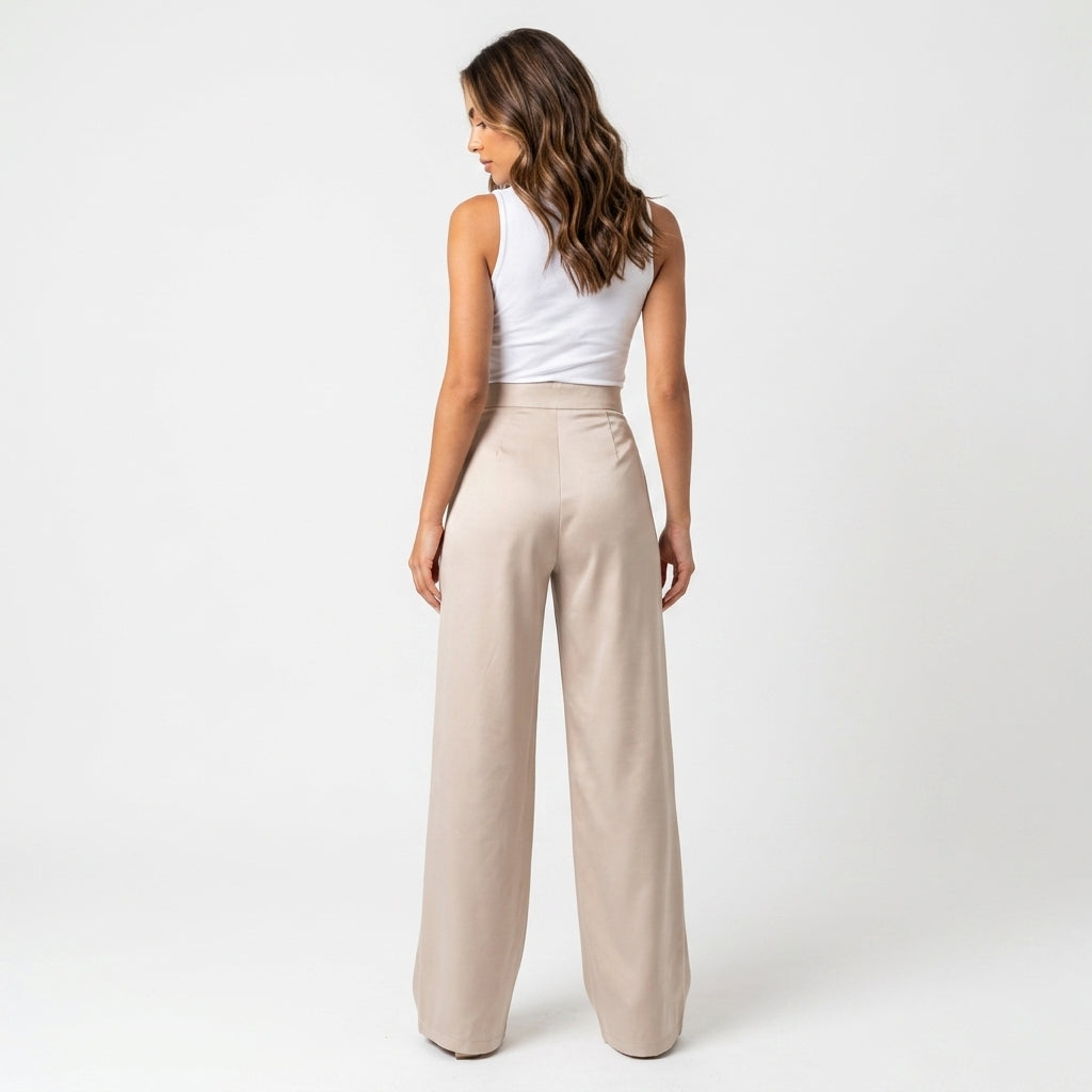 Loovay Veloria Pantalon, Hoge Taille