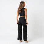 Loovay Cropped Broek, Hoge Taille Pasvorm