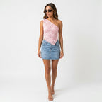 Loovay Mouwloze Top, Elegante Pasvorm