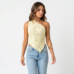 Loovay Mouwloze Top, Elegante Pasvorm