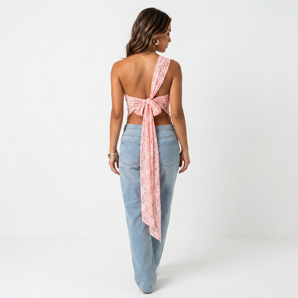 Loovay Mouwloze Top, Elegante Pasvorm