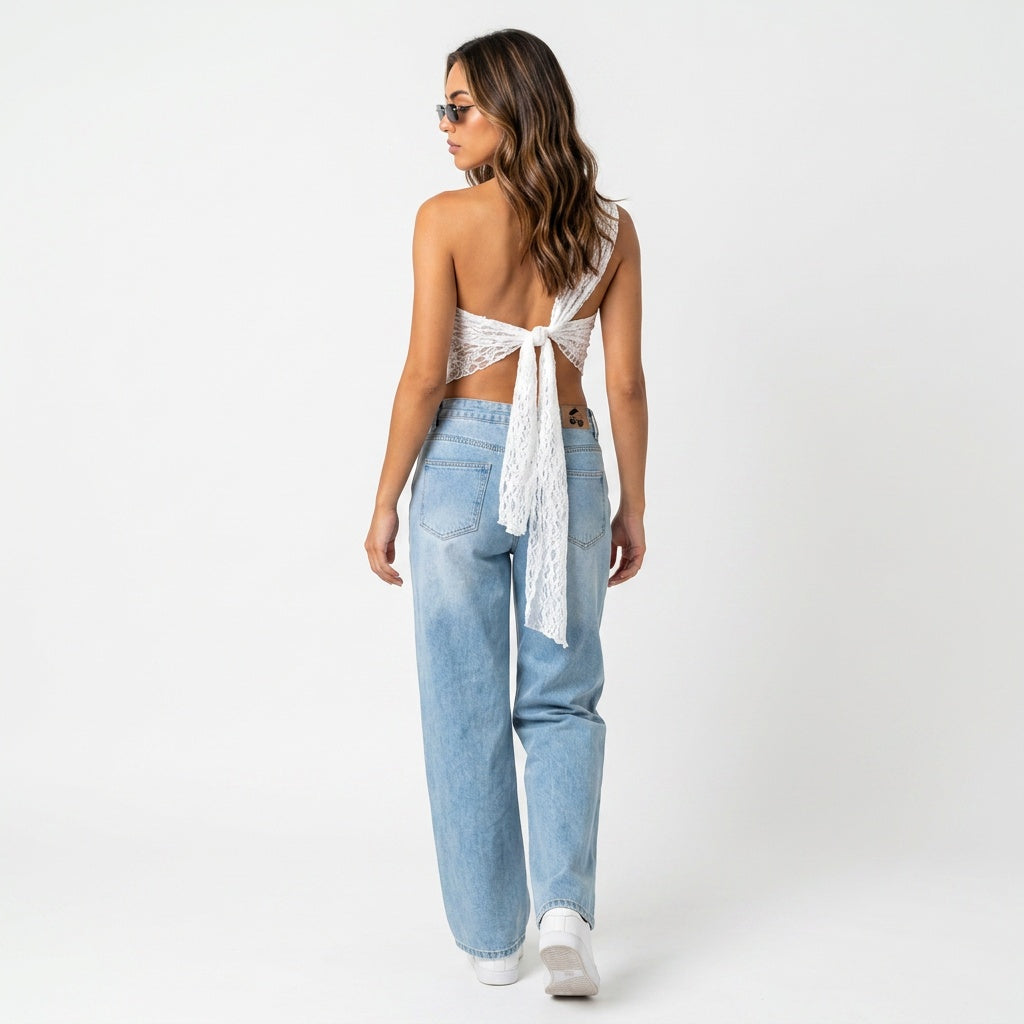 Loovay Mouwloze Top, Elegante Pasvorm