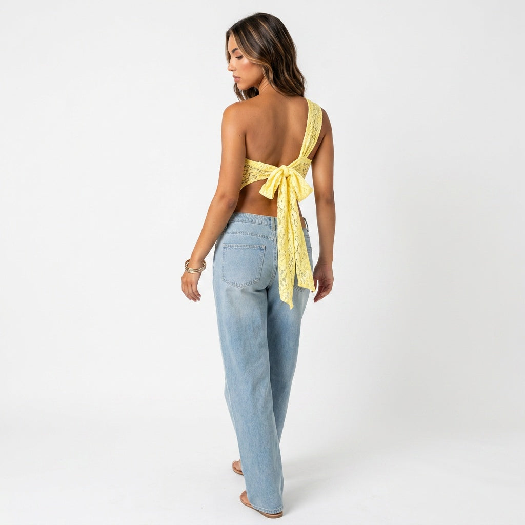 Loovay Mouwloze Top, Elegante Pasvorm