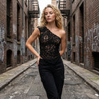 Loovay Mouwloze Top, Elegante Pasvorm