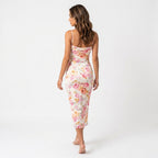 Loovay Maxi Jurk, dames, bloemenprint, elegant, soepelvallend