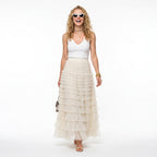 Loovay Tule Maxi Rok - Vrouwen Luchtige Rok
