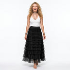 Loovay Tule Maxi Rok - Vrouwen Luchtige Rok