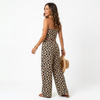 Loovay Sunburst Set - Dames Geometrische Print Tweedelige Set