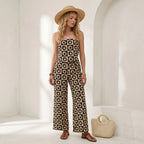 Loovay Sunburst Set - Dames Geometrische Print Tweedelige Set