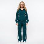 Loovay Stripe Tracksuit, dames, streepdetails