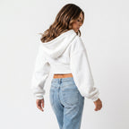 Loovay Sculpt Hoodie, cropped, korsetdetail