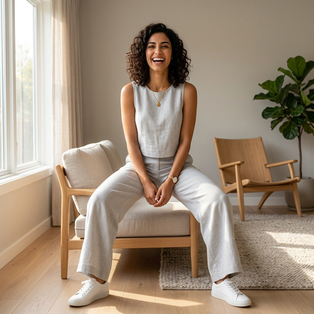 Loovay Tweedelige Set, Ademende Comfort Pasvorm