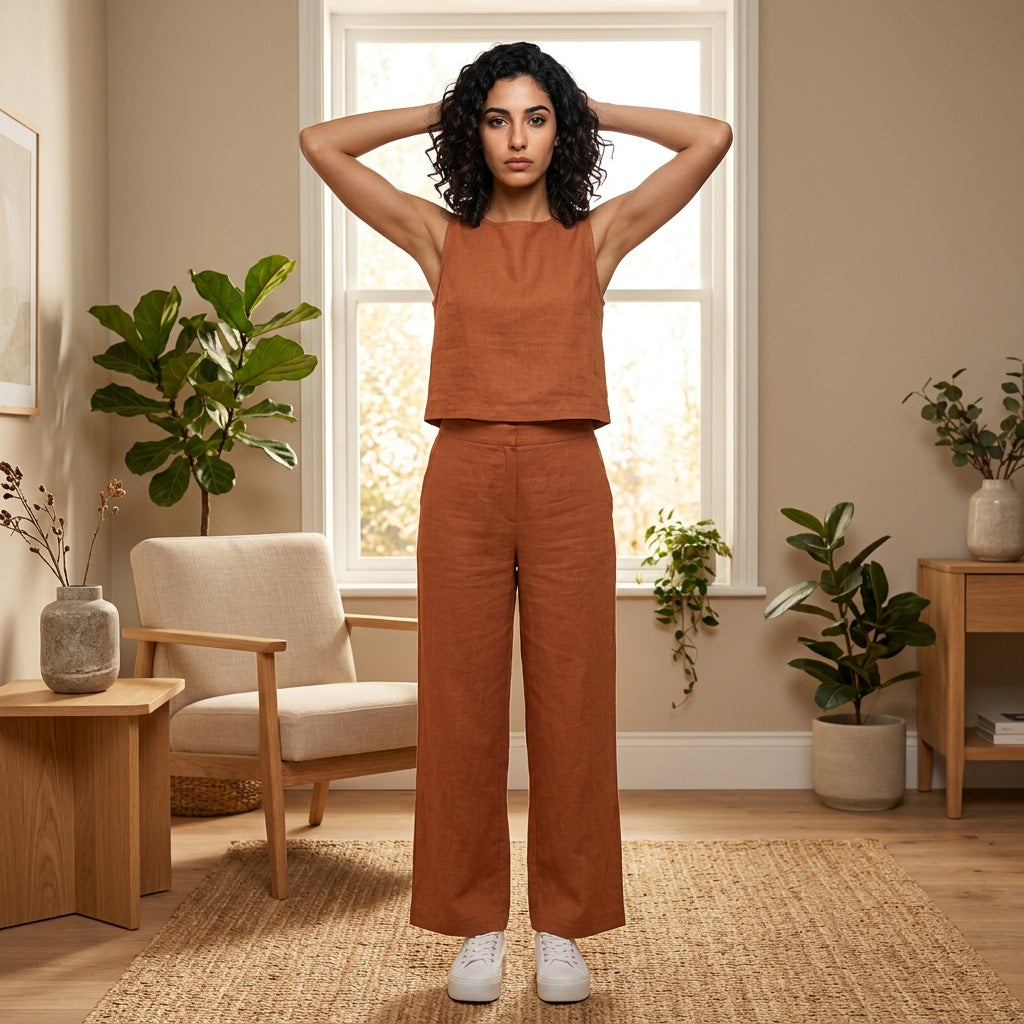 Loovay Tweedelige Set, Ademende Comfort Pasvorm