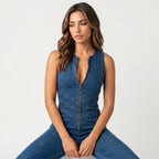 Loovay Denique Jumpsuit, Hartvormige Uitsnede