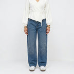 Loovay Balloon Jeans, glitter details
