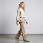 Loovay Wave Bag, schoudertas, golvende klep, vegan leer