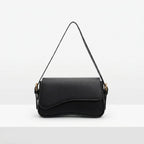 Loovay Wave Bag, schoudertas, golvende klep, vegan leer